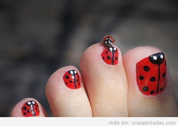 regla Indomable vitamina Ideas de decoración de uñas de los pies que adorarás - Uñas pintadas