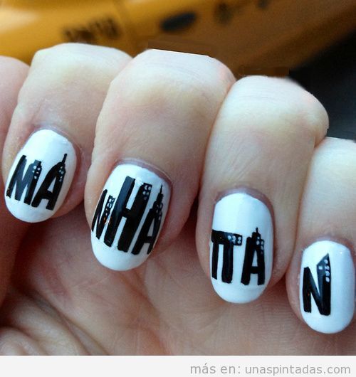 Nail Art, logo de Manhattan, de Woody Allen