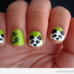 Uñas decoradas con ANIMALES: osos panda, hipopótamos, patitos, perros y más