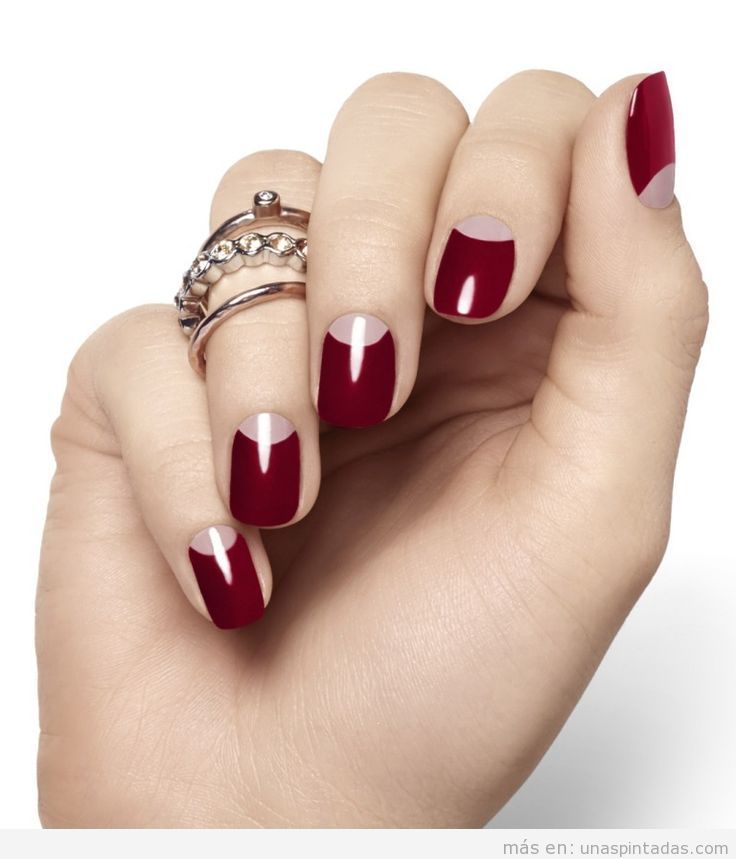 Imágenes uñas pintadas elegantes y bonitas 2015