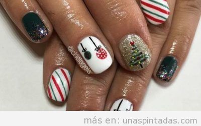 Diseños de navidad para tus uñas: Luce con estilo