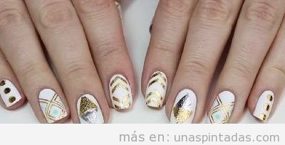 Diseños de uñas psicodélicos inspirados en festivales de música como el Coachella