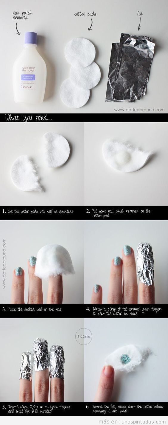 Trucos muy útiles para quitarse el esmalte de las uñas de forma fácil