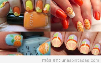 Uñas decoradas con naranjas: Frescor, Naturalidad y Verano en tus uñas