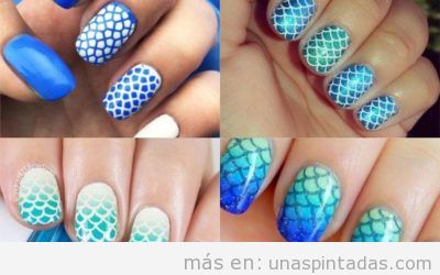 Uñas de sirena: Decora tus uñas con la cola de una sirena