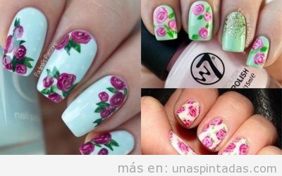 Uñas decoradas con rosas: las flores más ROMÁNTICAS en tus uñas