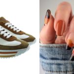 Combinar zapatos de otoño con nail arts a juego